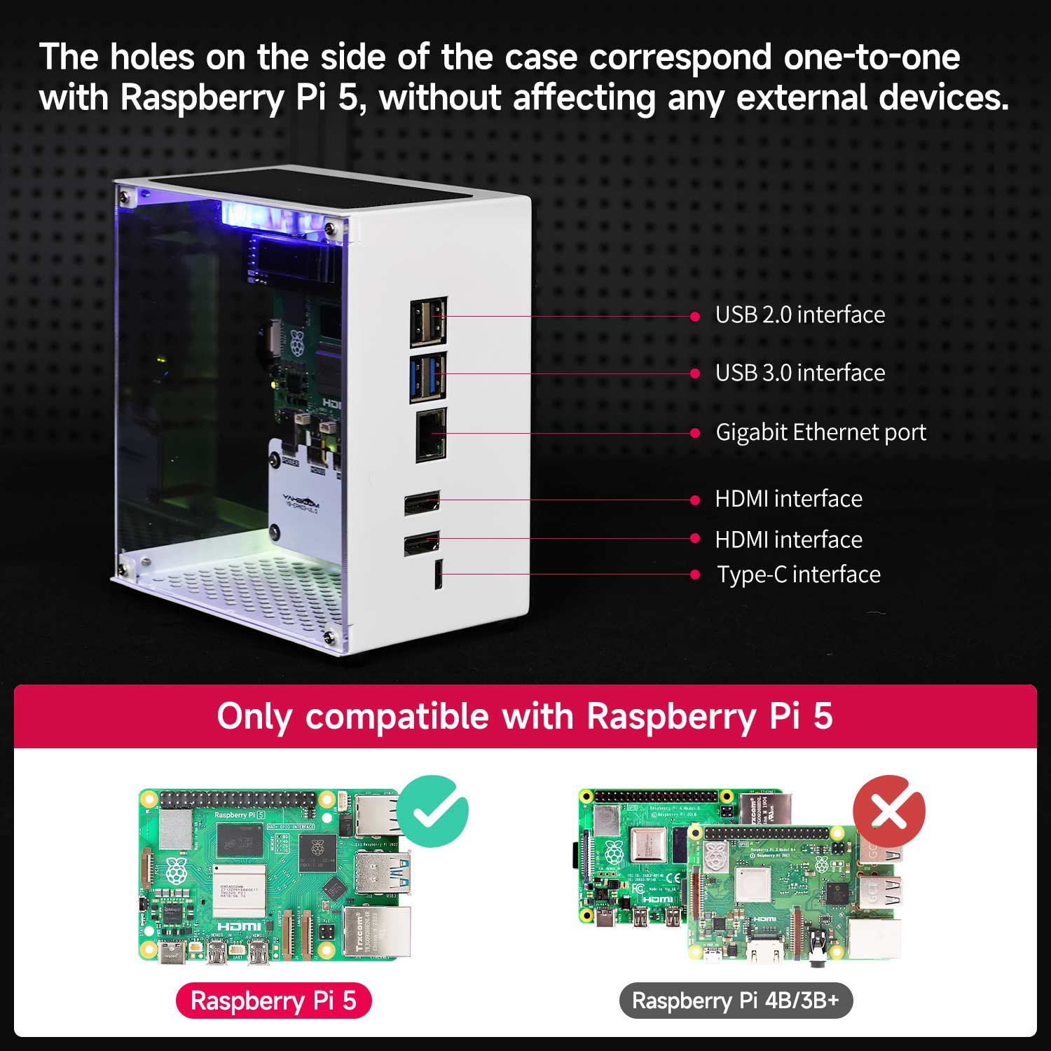 Raspberry Pi 5 Case Protective - огляд і ціна Pi 5 Case
