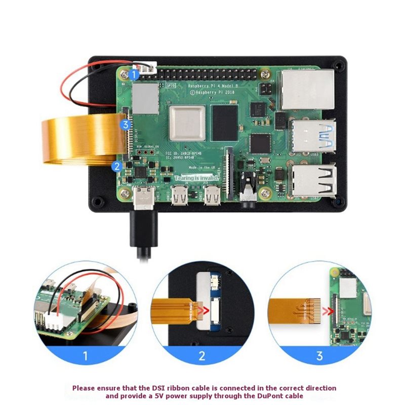 -[A51I Digital]DSI Display For - огляд і ціна Raspberry Pi 4
