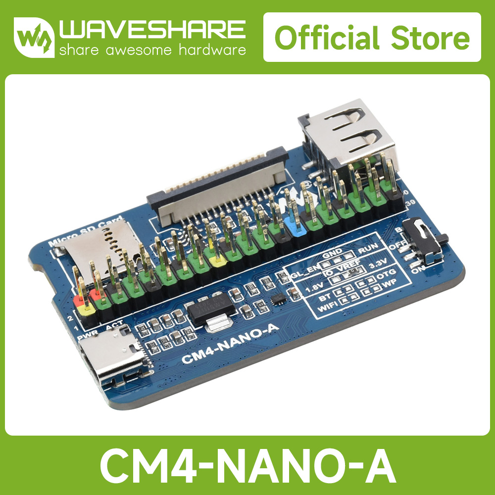 Waveshare Nano Base Board (A)  - огляд і ціна Raspberry Pi 4