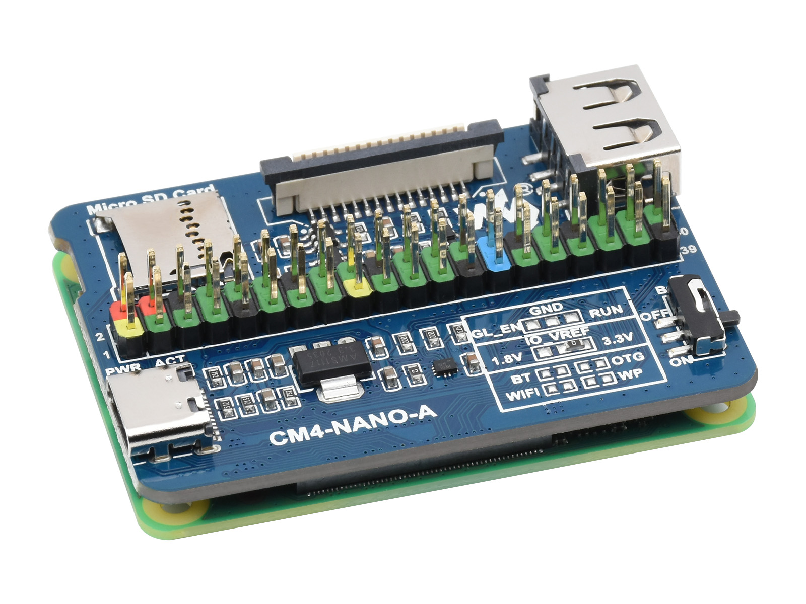Waveshare Nano Base Board (A)  - огляд і ціна Raspberry Pi 4