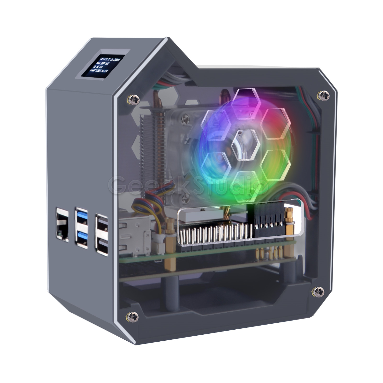 N07 Minitower NVMe NAS Kit For - огляд і ціна Pi 5 Case