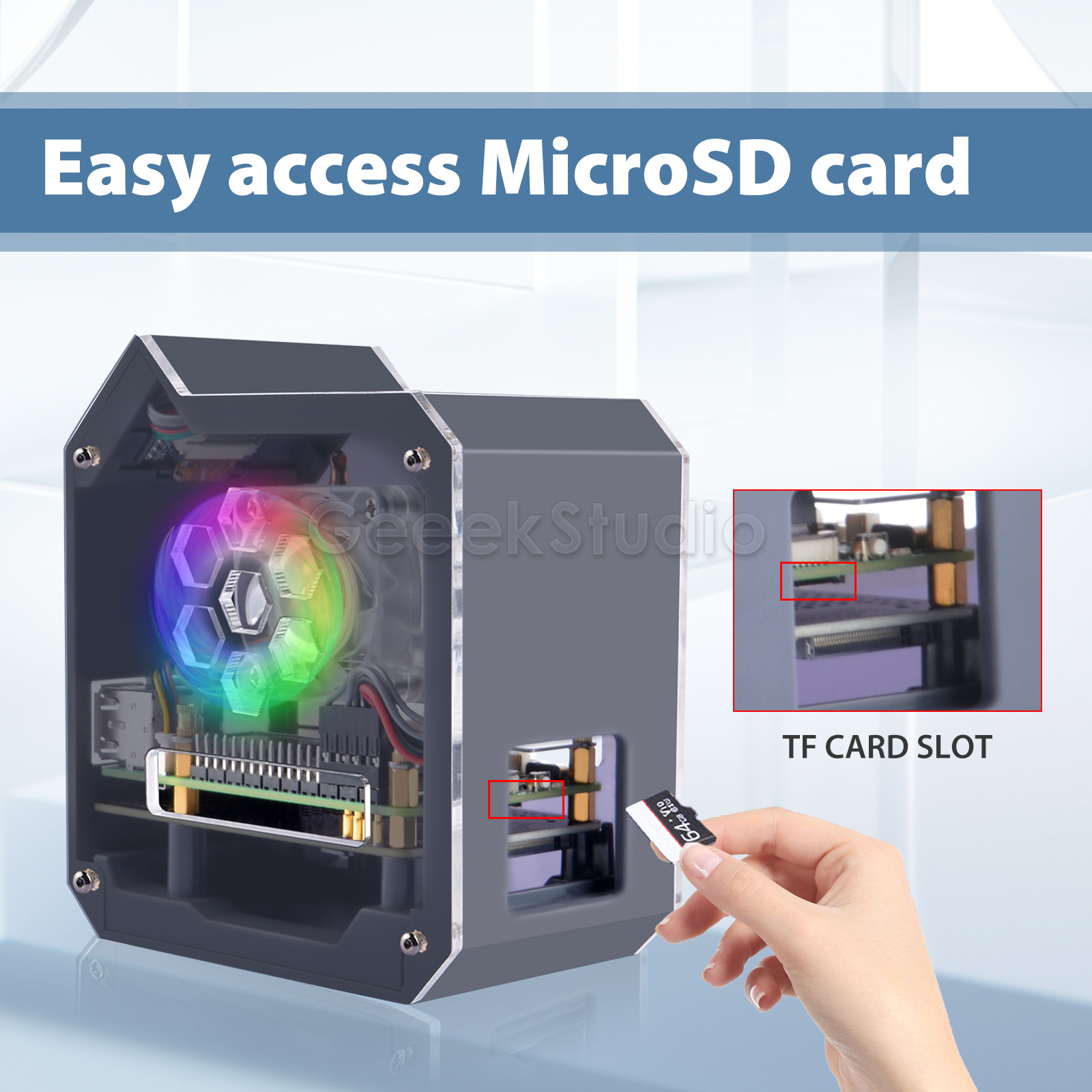 N07 Minitower NVMe NAS Kit For - огляд і ціна Pi 5 Case
