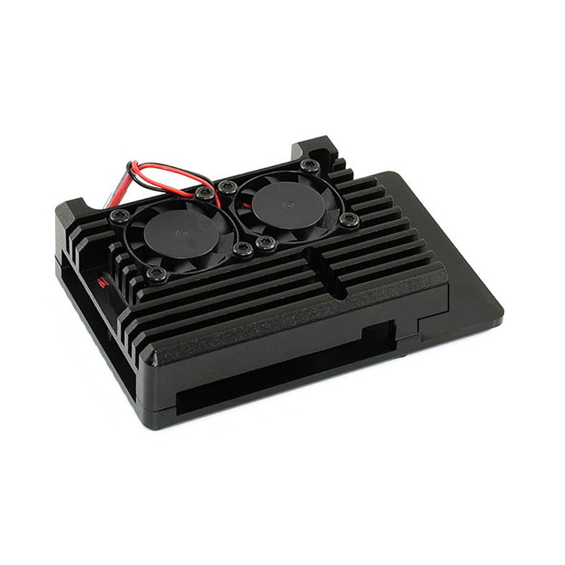 Aluminum Metal Case with Dual  - огляд і ціна Pi 4 Case